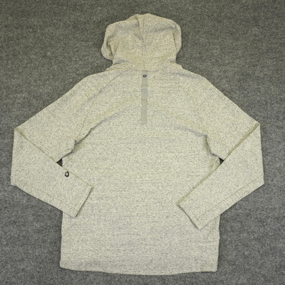 IBKUL Hoodie Popcorn Stitch Mens Large Grey Textured Performance Pullover - Picture 7 of 10